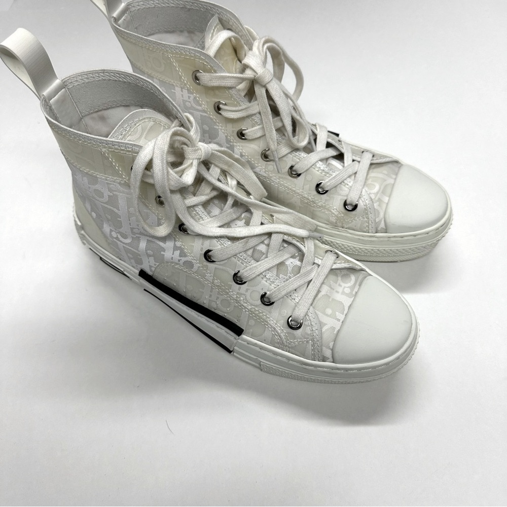 Dior Authentic M-B23 Oblique High-Top Sneaker - Picture 1 of 9